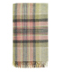 Plaid Laine Ecossais Kintyre Vert et Rose 140 X 185 cm