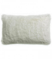 Coussin Fausse Fourrure Nolan Neige - 40 x 65 cm