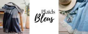 Plaid Bleu – Sélection de Qualité à partir de 59€ | chez Plaid Addict